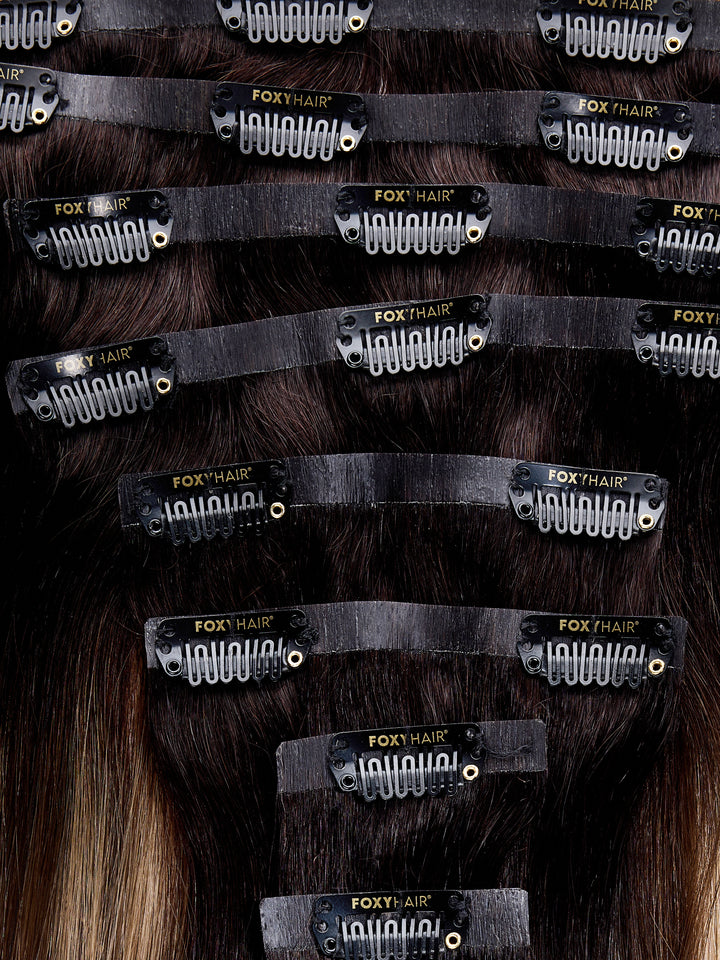 Brondie Seamless Clip-In Hair Extensions Clips