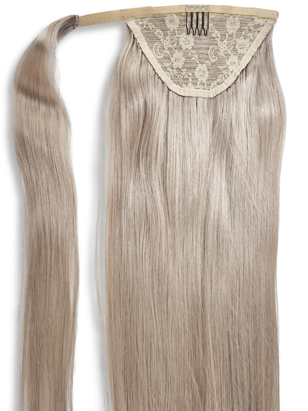 Ice Blonde Remy Hair Ponytail (20" and 130g)