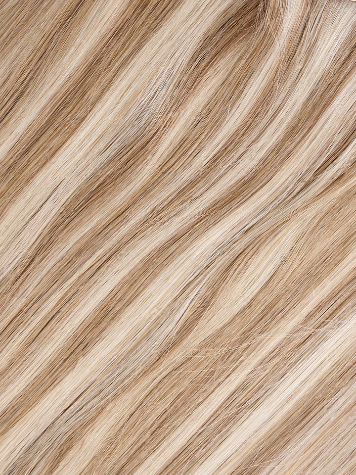 Latte Blonde Seamless Clip-In Remy Hair Extensions (20" and 180 Grams)