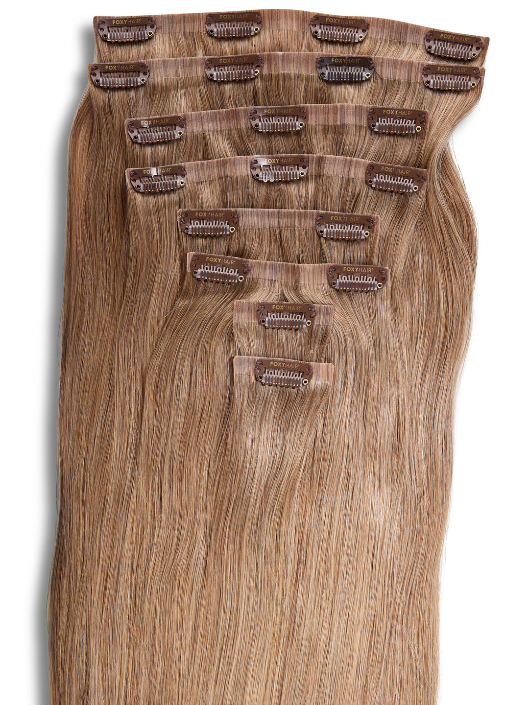 Honey Blonde - Seamless Clip-In Remy Hair Extensions (20" and 180 Grams)